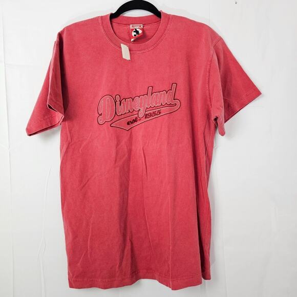 Vintage 90s Disneyland T Shirt Adult Large Red Mickey Inc Park Exclusive New - Picture 1 of 9